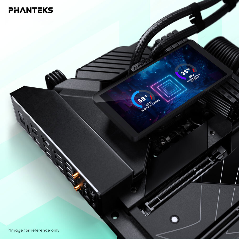 Phanteks launches powerful 360M25 LCD AIO with large 6 inch display 3 Phanteks Glacier One AIO Coooler 1