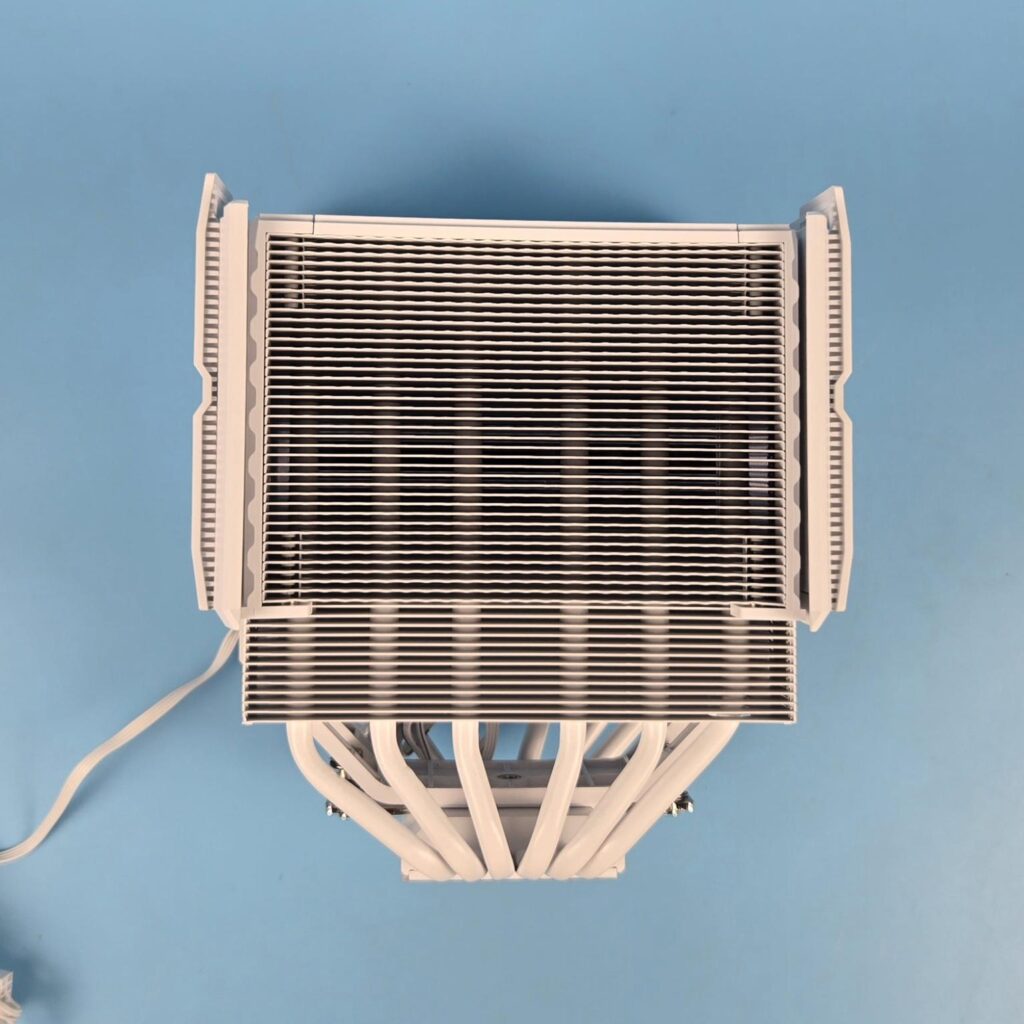 Sudokoo SK620V White Cooler Review: A Masterpiece 12 Sudokoo SK620V White Edition Front View Heatsink