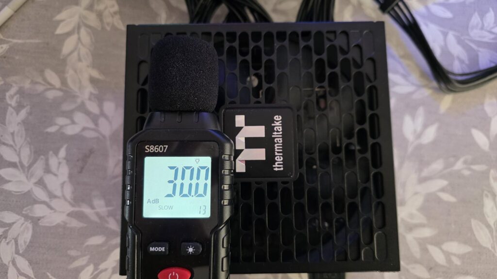Thermaltake TOUGHPOWER PT 1200W Power Supply Review - Smaller and Mightier 32 PT 1200W noise level readings