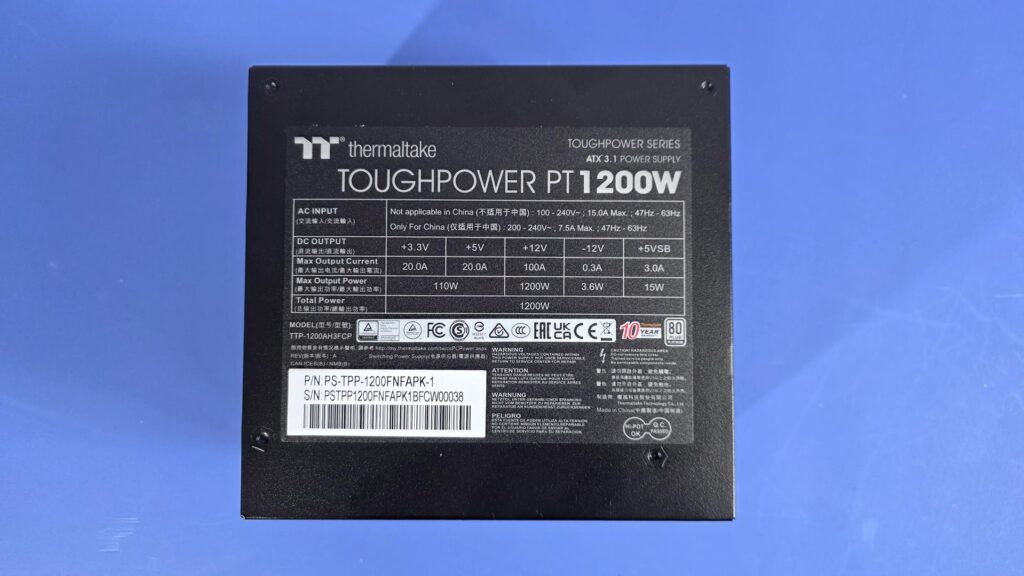 Thermaltake TOUGHPOWER PT 1200W Power Supply Review - Smaller and Mightier 14 Thermaltake TOUGHPOWER PR 1200W 8