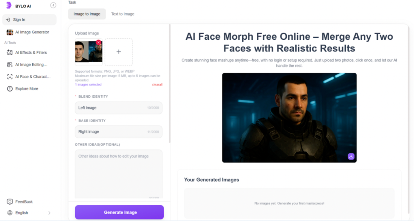 How Face Morphing AI Can Redefine Online Identity on Bylo.ai– From Social Media to Virtual Worlds