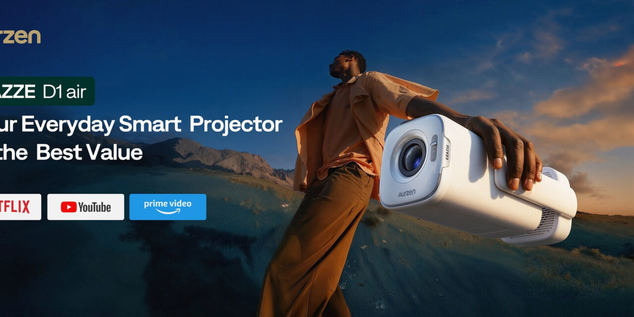 aurzen launches eazze d1 air portable projector