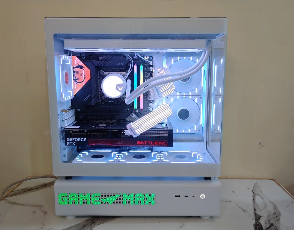 GAMEMAX N90 WH ARGB review – dual chamber design with dot matrix display 39 GAMEMAX N90 WH ARGB Dual Chamber PC Case 103