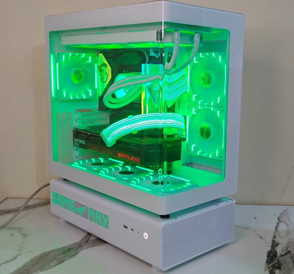 GAMEMAX N90 WH ARGB review – dual chamber design with dot matrix display 41 GAMEMAX N90 WH ARGB Dual Chamber PC Case 106