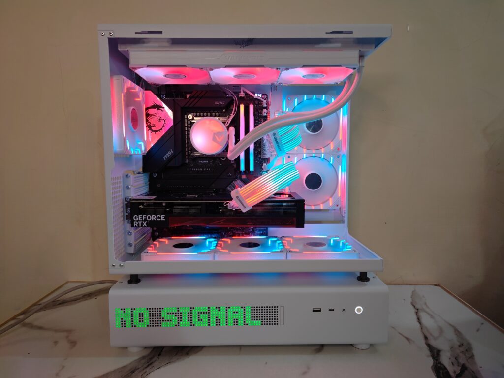 GAMEMAX N90 WH ARGB review – dual chamber design with dot matrix display 47 GAMEMAX N90 WH ARGB Dual Chamber PC Case 92