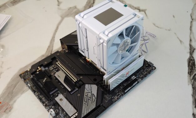 GAMEMAX Sigma 620 WH review: Air cooler with LCD screen and strong cooling
