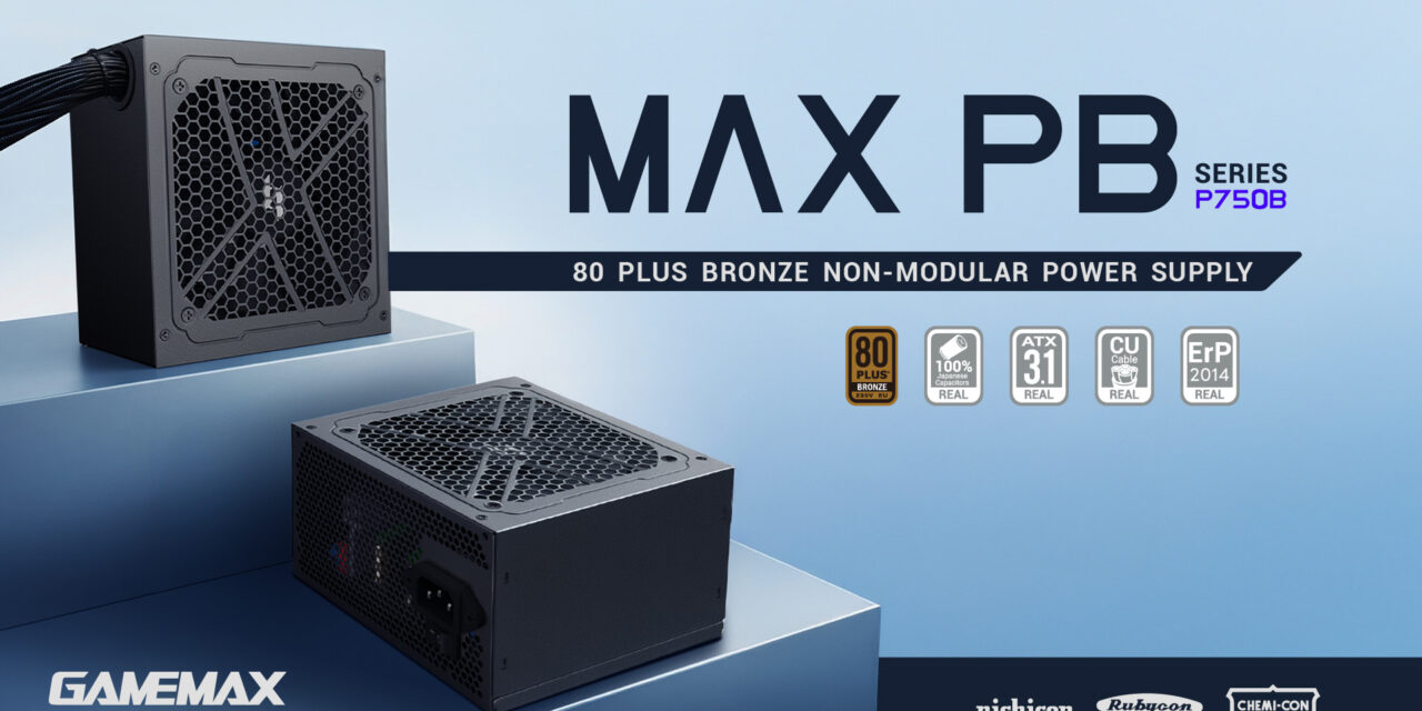 GAMEMAX Introduces MAX PB Series ATX 3.1 80PLUS Bronze PSUs