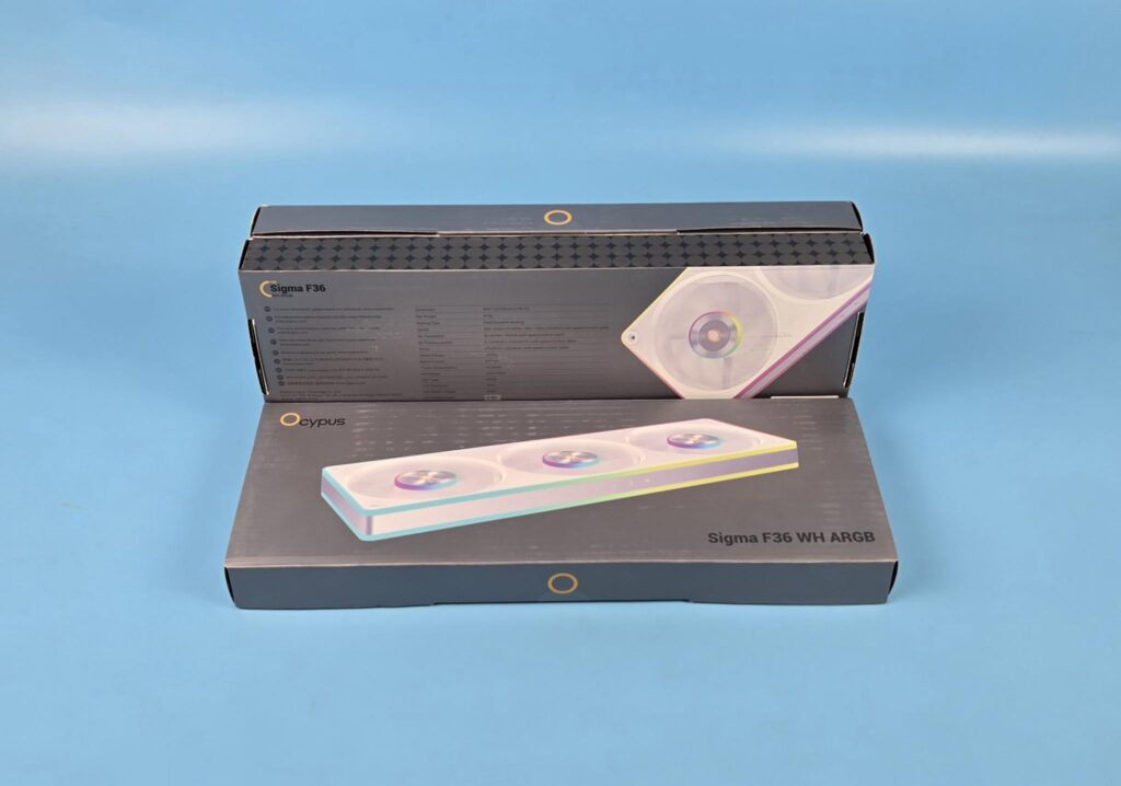 Ocypus Sigma F36 ARGB WH Packing Box 1