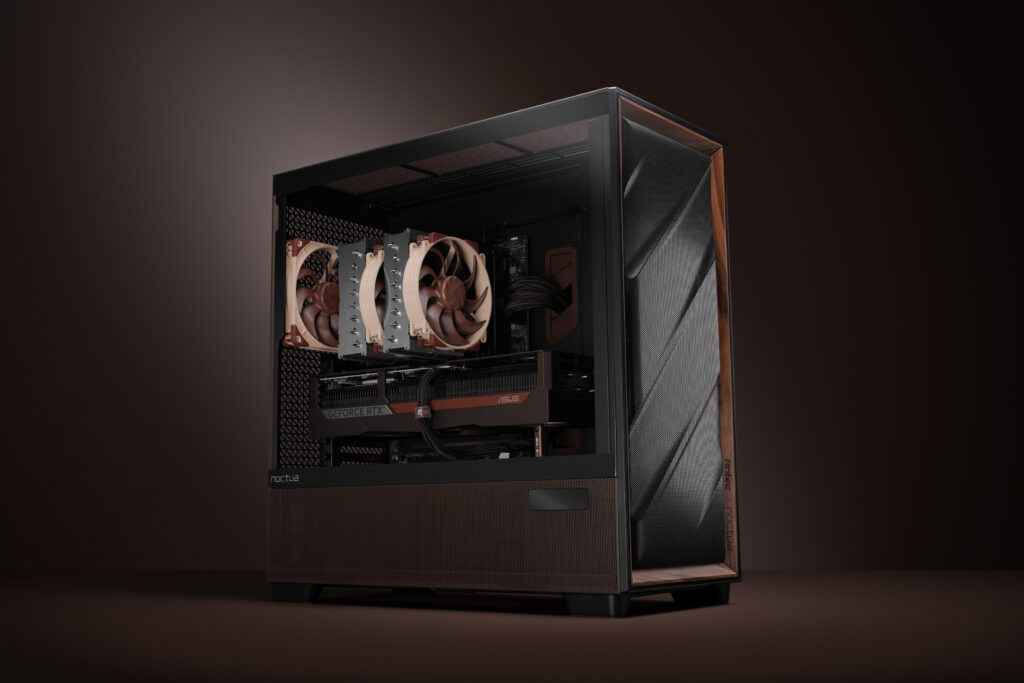Antec and Noctua introduce Antec Flux Pro Noctua Edition PC case 2 antec flux pro noctua edition build 01
