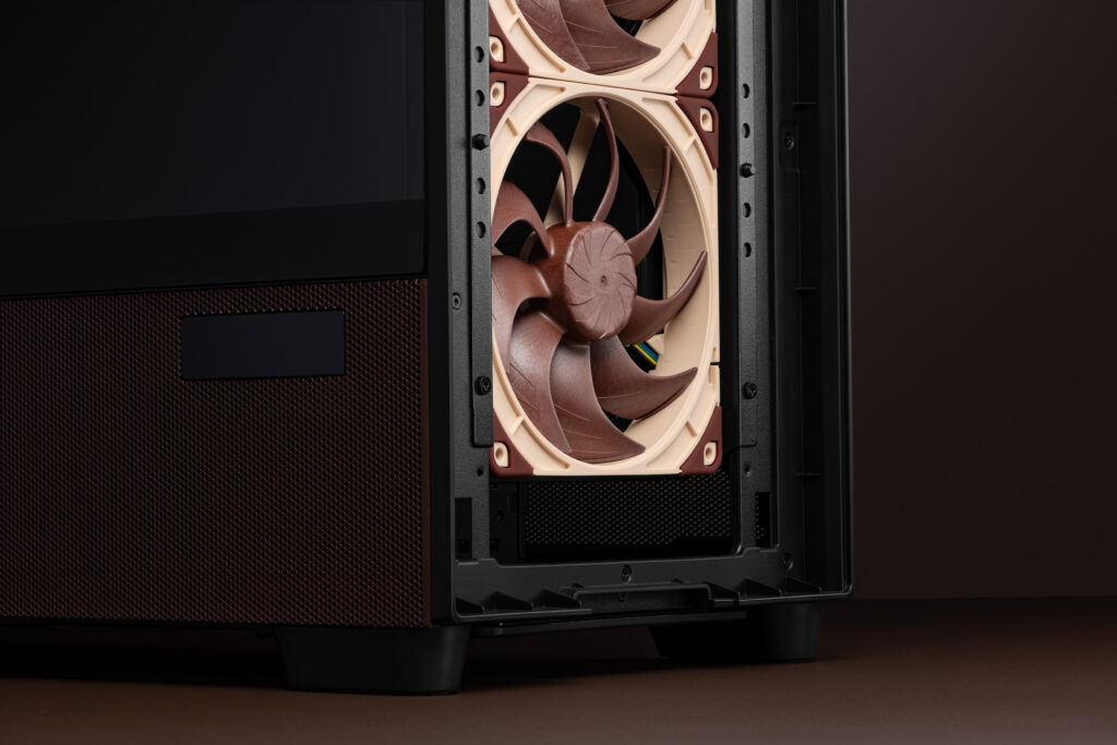 Antec and Noctua introduce Antec Flux Pro Noctua Edition PC case 4 antec flux pro noctua edition close up 02
