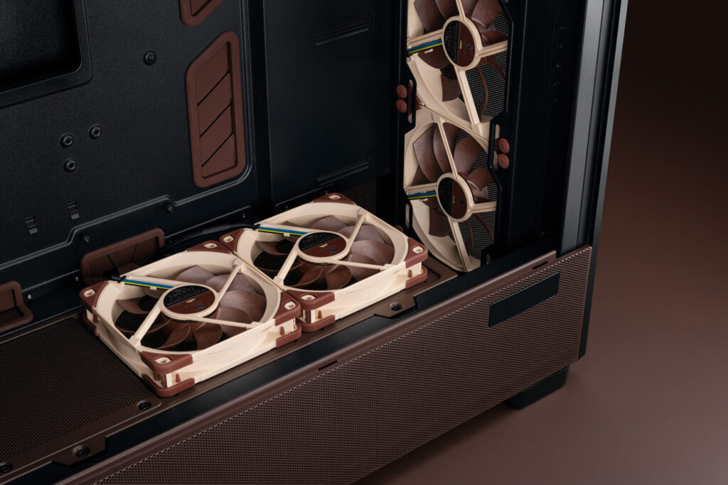 Antec and Noctua introduce Antec Flux Pro Noctua Edition PC case 5 antec flux pro noctua edition close up 03