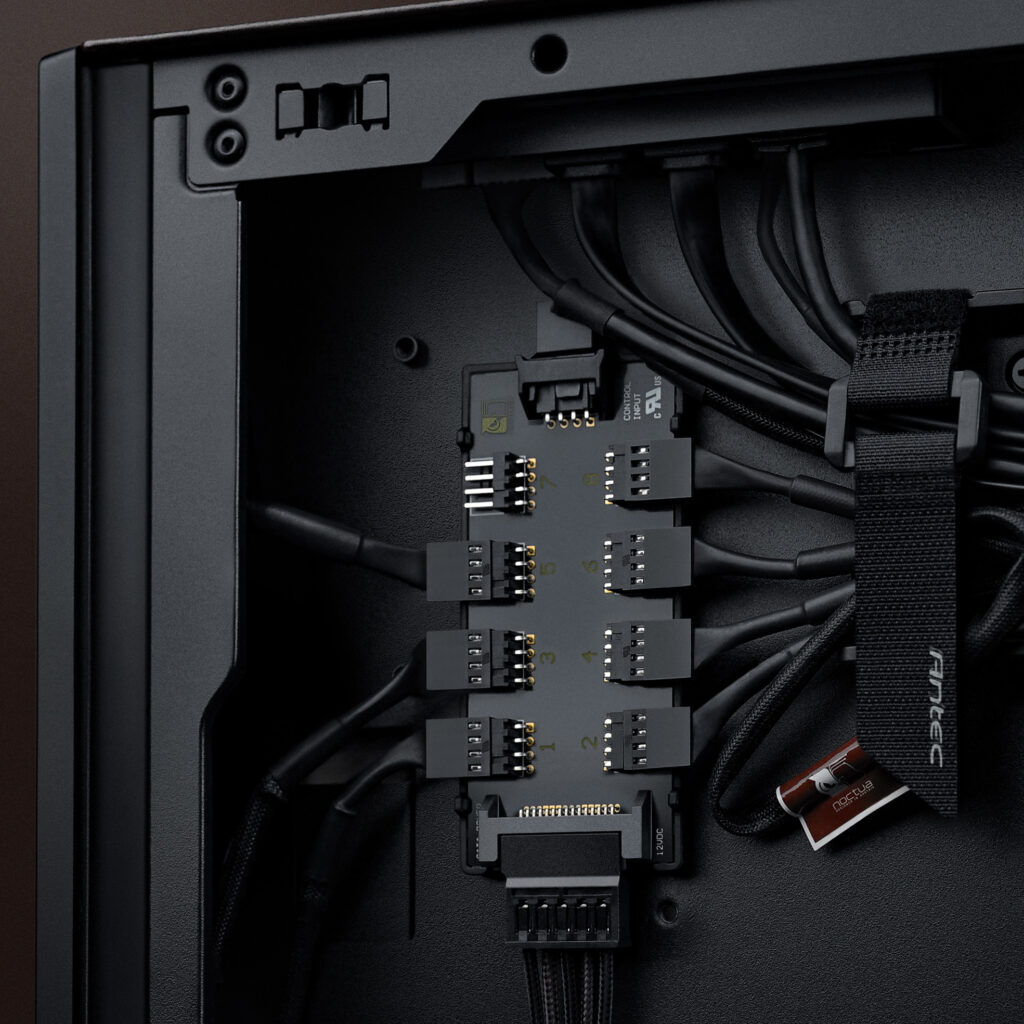 Antec and Noctua introduce Antec Flux Pro Noctua Edition PC case 7 antec flux pro noctua edition close up 06 square