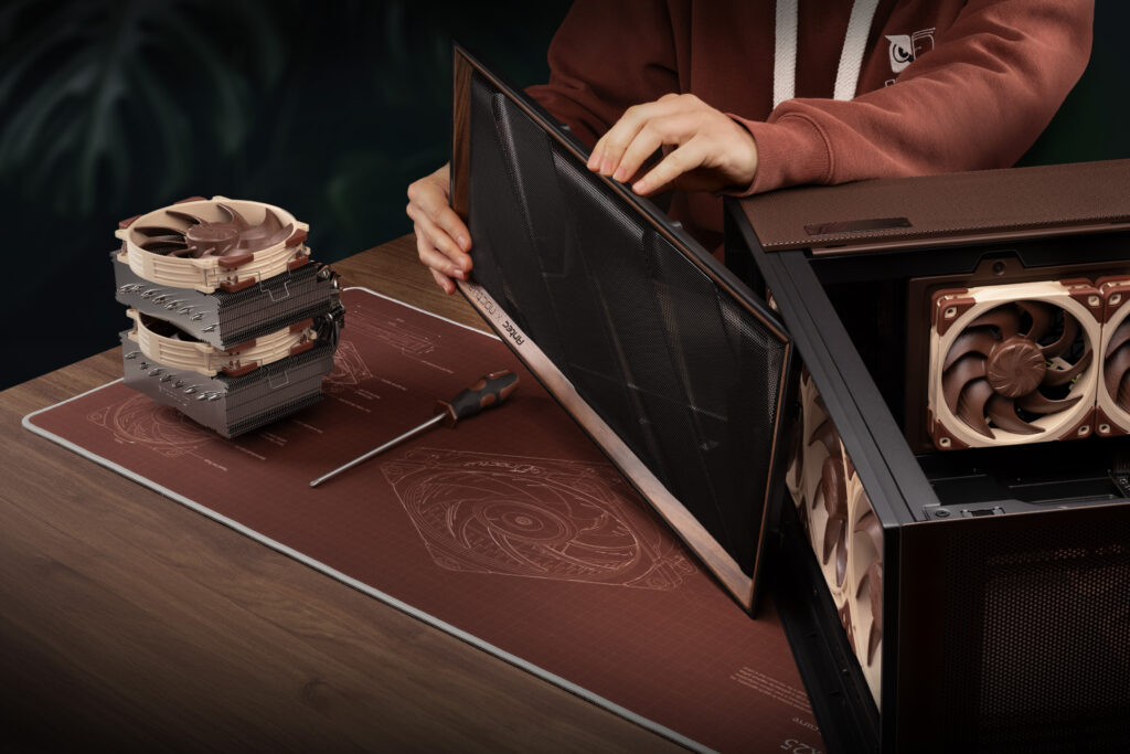 Antec and Noctua introduce Antec Flux Pro Noctua Edition PC case 3 antec flux pro noctua edition lifestyle 01