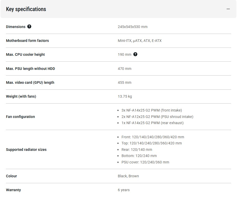 Antec Flux Pro Noctua Edition: A Must Have 3 Antec Flux Pro Noctua Edition Specs