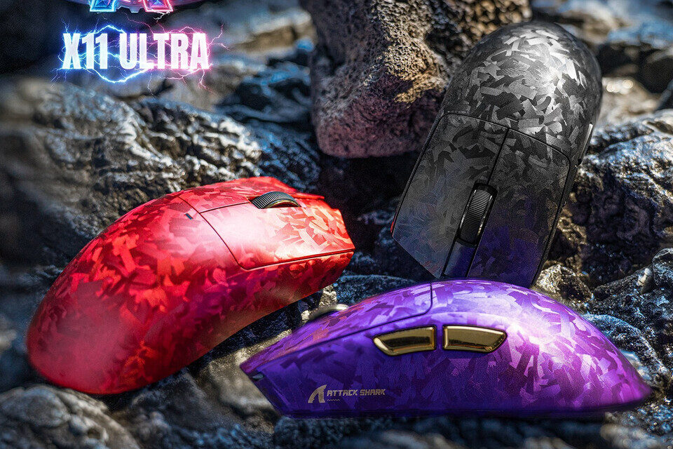 Attack Shark X11 Ultra gaming mouse brings strong performance and