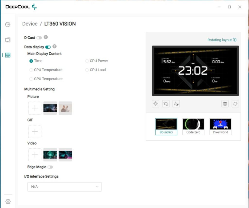 DeepCool LT360 Vision ARGB Review: Large Screen with Silent Cooling 28 DeepCool LT360 Vision ARGB Software 4
