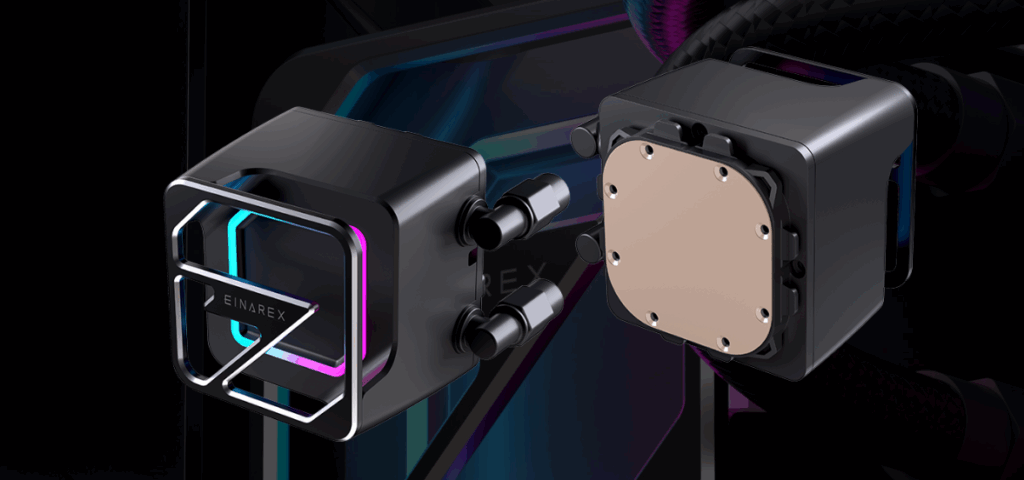 EINAREX HALOX AIO Cooler Brings Fresh Design and Reliable Cooling for Modern PCs 3 EINAREX HALOX AIO liquid cooler series 1 2