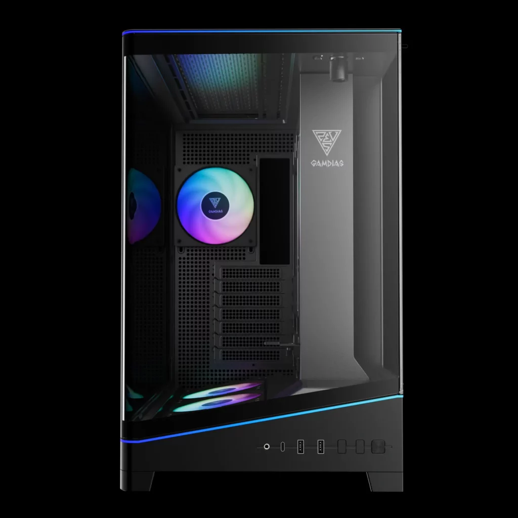 GAMDIAS launches impressive ATLAS P6 CG case with panoramic glass design 1 GAMDIAS ATLAS P6 CG flagship PC case 3