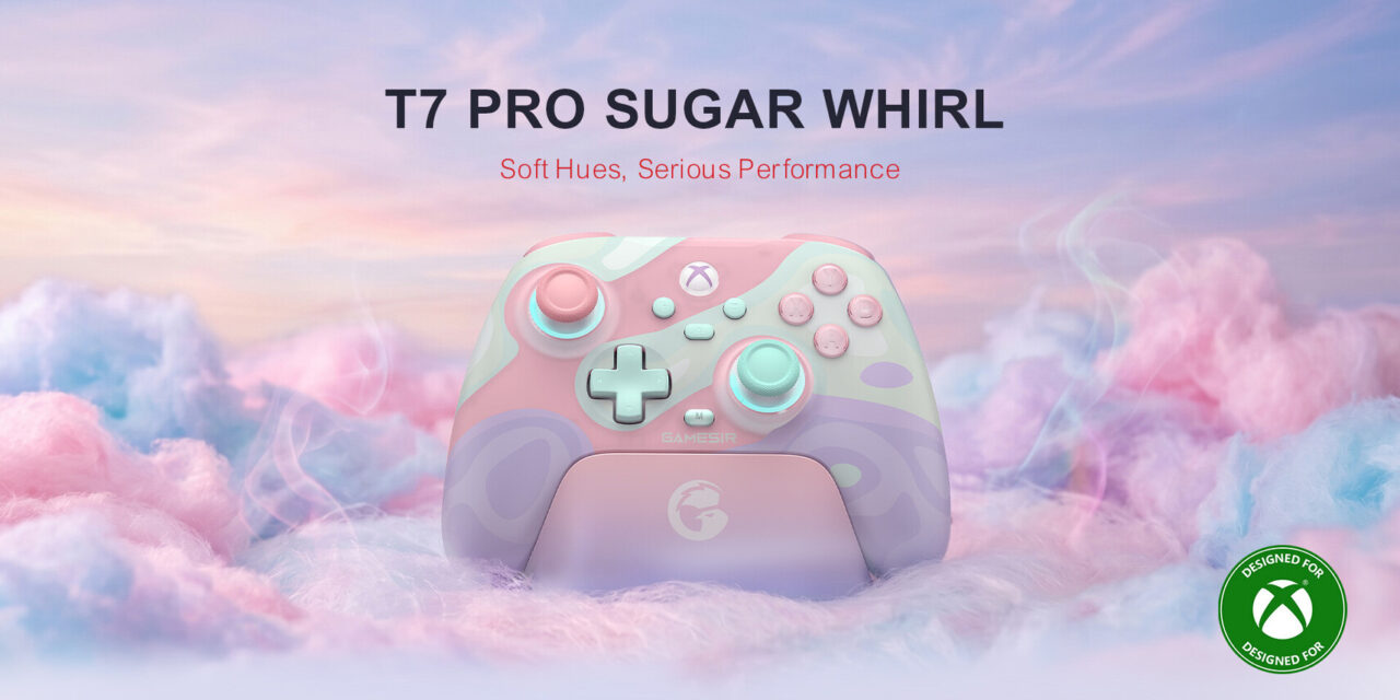 GameSir launches colourful T7 Pro Sugar Whirl controller for Xbox