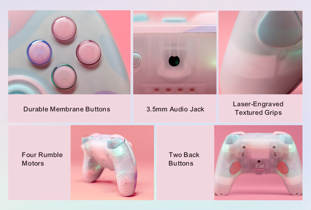 GameSir launches colourful T7 Pro Sugar Whirl controller for Xbox 5 GameSir T7 Pro Sugar Whirl wireless controller for Xbox 3