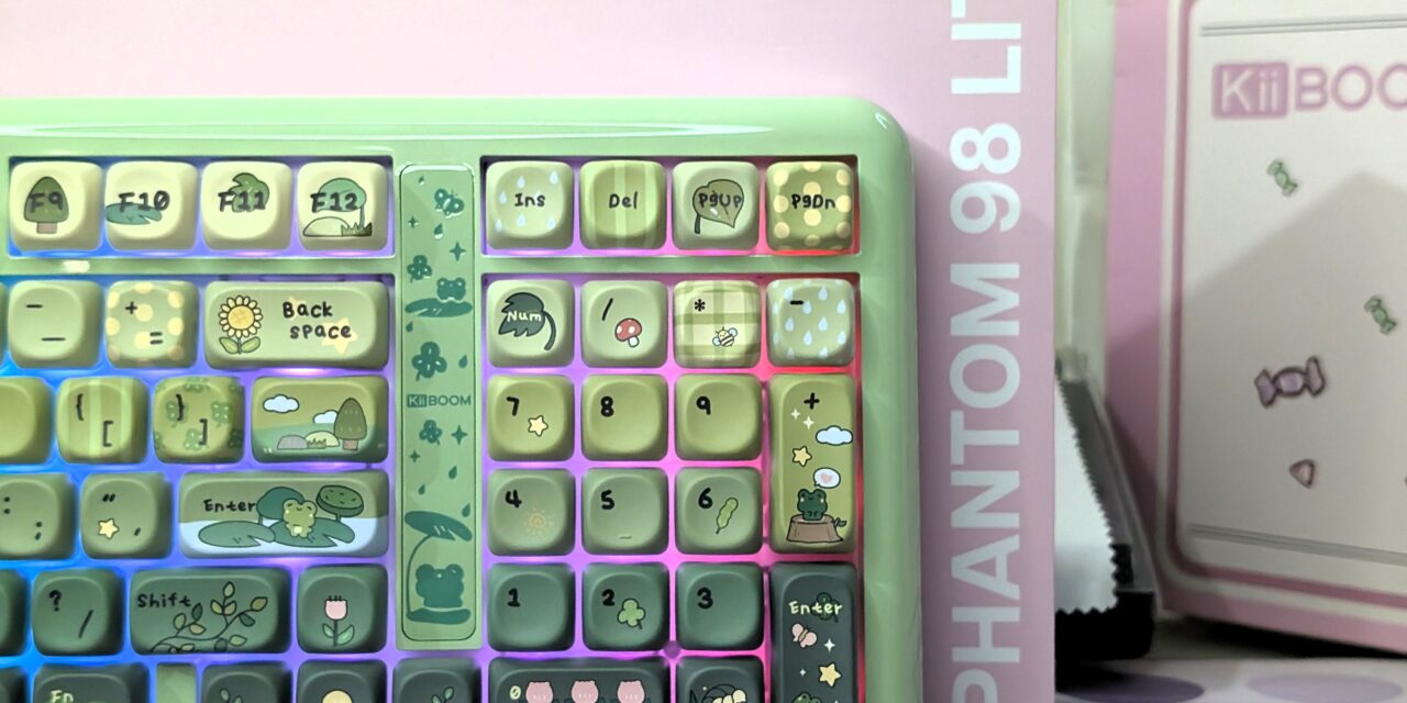 KiiBOOM Phantom 98 Lite review – Quiet switches and beautiful froggy design