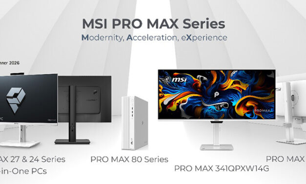 MSI PRO MAX lineup brings stylish and powerful work solutions at COMPUTEX 2026