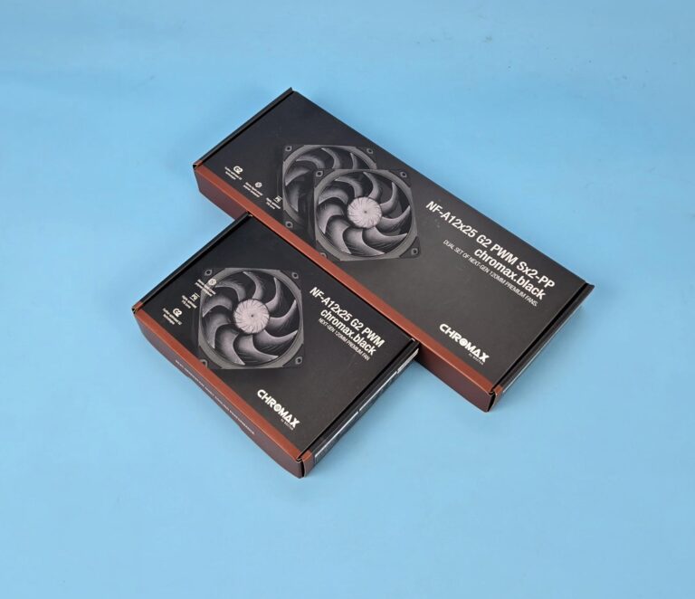 Noctua NF-A12x25 G2 PWM chromax.black Fans: A Must Have for Stealth ...