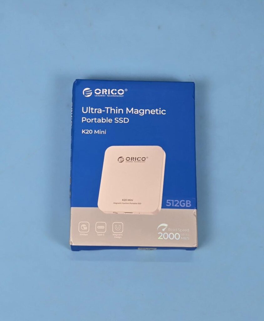 Orico K20 Mini Drive Review: Impressive Speeds in Small Form 1 Orico K20 Mini Packing Box 1