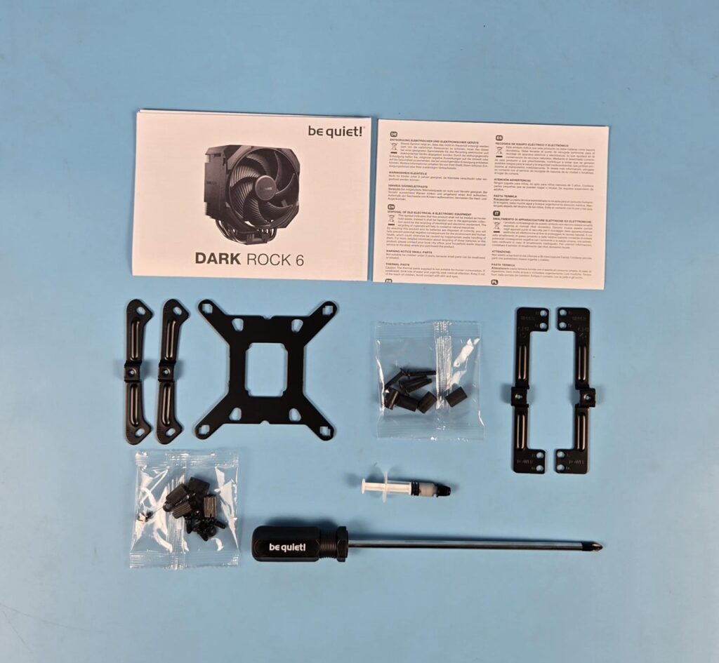 be quiet! Dark Rock 6 Air CPU Cooler Review 5 be quiet Dark Rock 6 Accessories