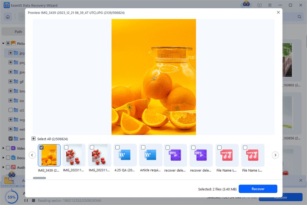 recover files 