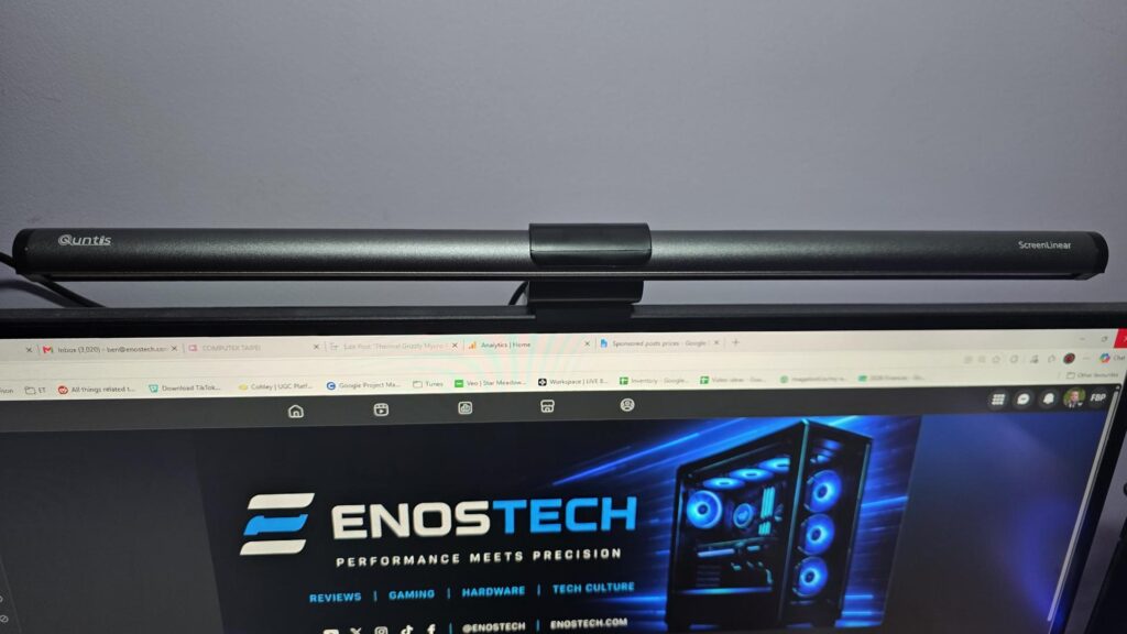Quntis Monitor Light Bar Glow Review 9 quntis remote control dual source light bar 12