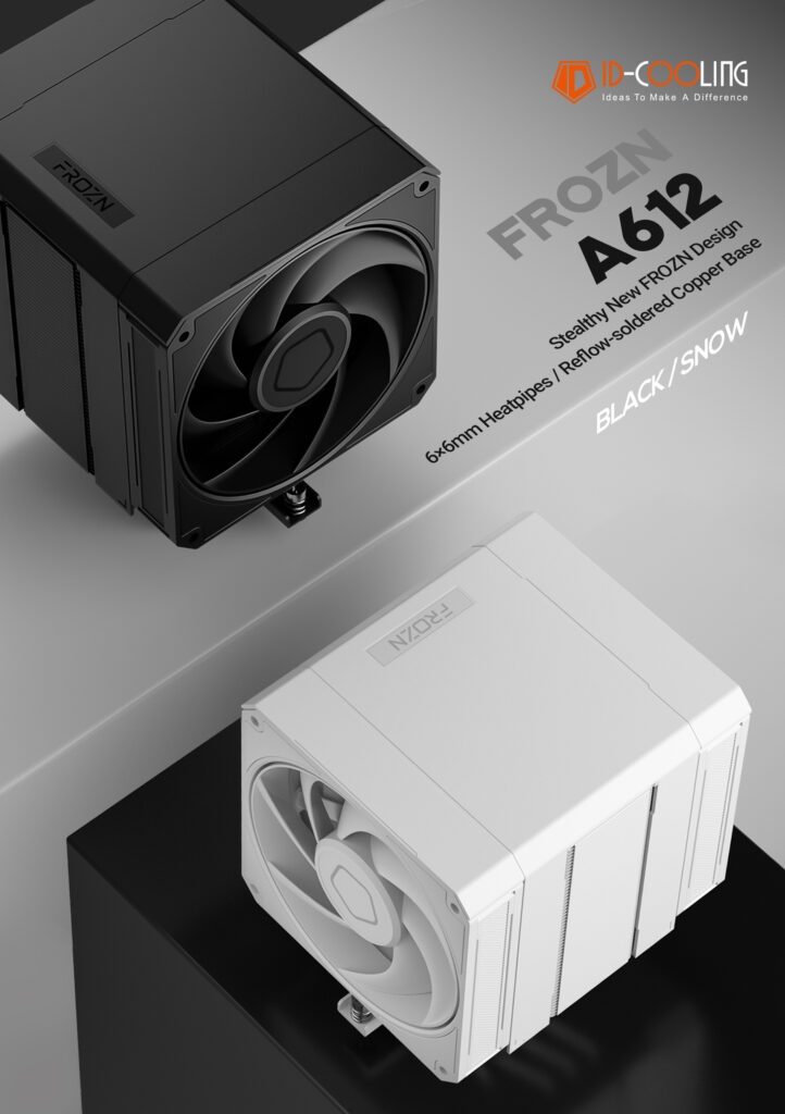 ID-Cooling Computex 2026 showcase highlights new PC cases and advanced cooling solutions 9 13.FROZN A612 BLACK SNOW