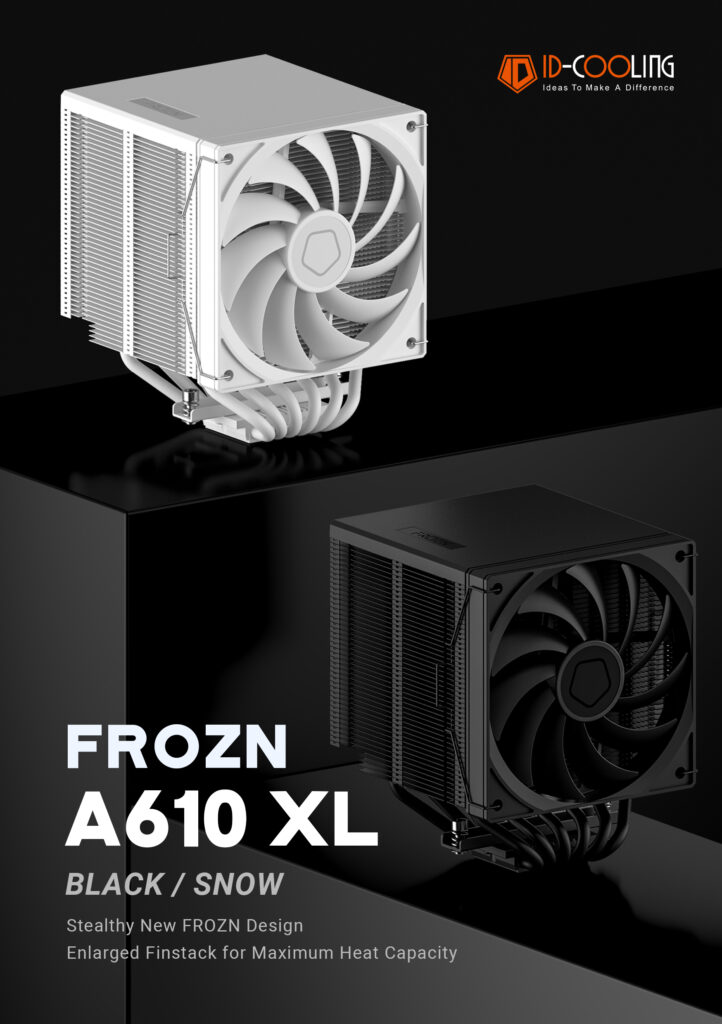 ID-Cooling Computex 2026 showcase highlights new PC cases and advanced cooling solutions 8 14.FROZN A610 XL BLACK SNOW