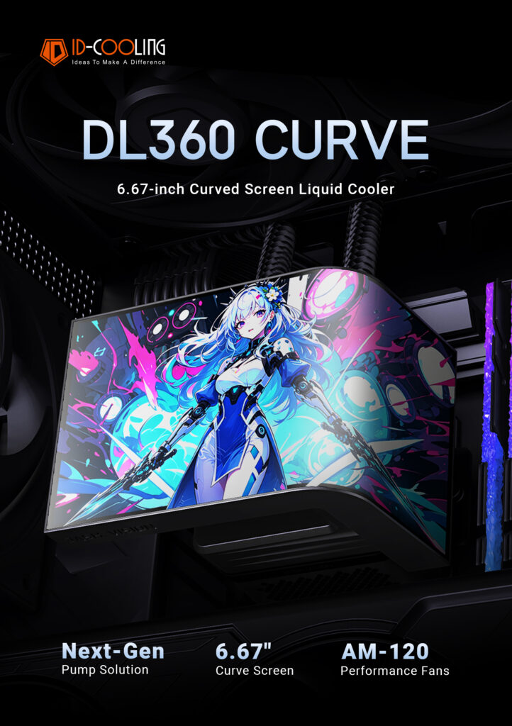 ID-Cooling Computex 2026 showcase highlights new PC cases and advanced cooling solutions 7 6.DL360 CURVE