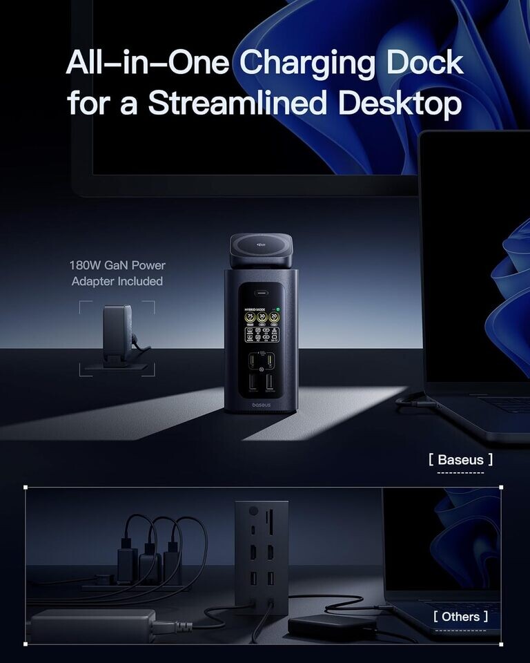 Baseus launches impressive Spacemate RD1 Pro 15 in 1 docking station 3 Baseus Spacemate RD1 Pro 15 in 1 Docking Station 2