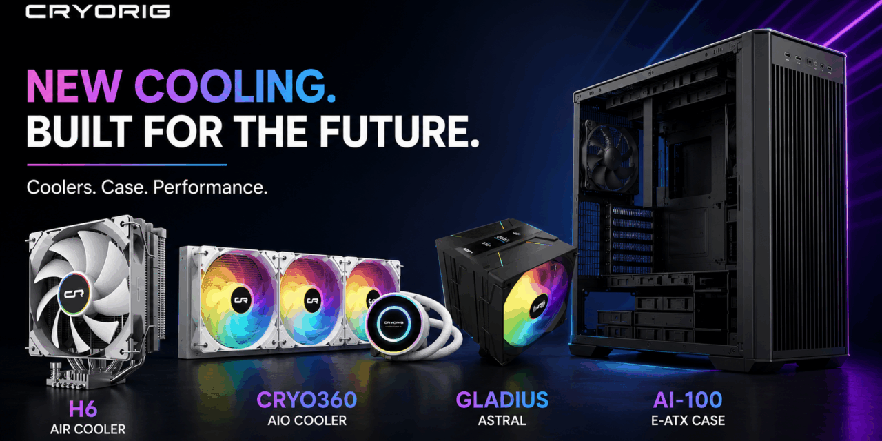 Cryorig showcases powerful new coolers and AI focused PC case at Computex 2026