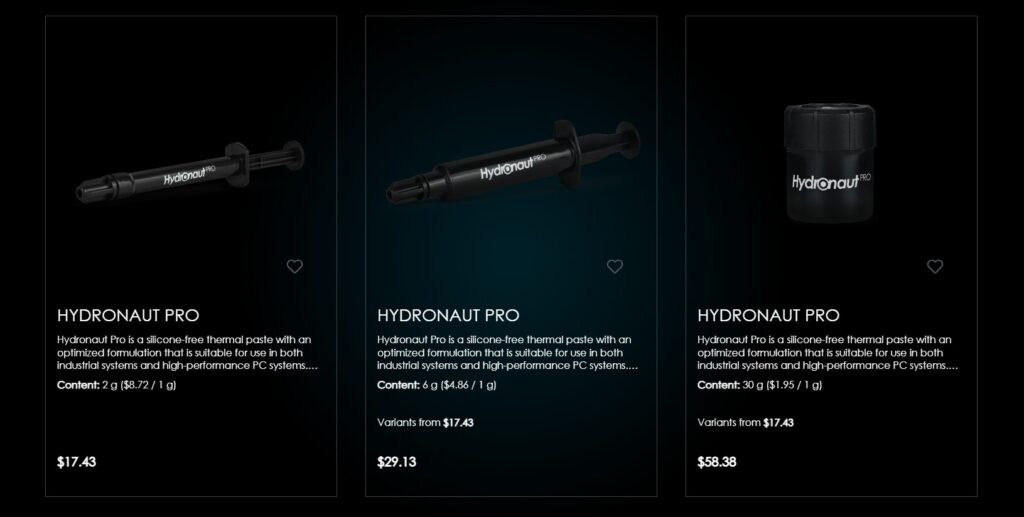 Thermal Grizzly Launches Improved Duronaut Pro and Hydronaut Pro Thermal Pastes 3 Key features of Hydronaut Pro include