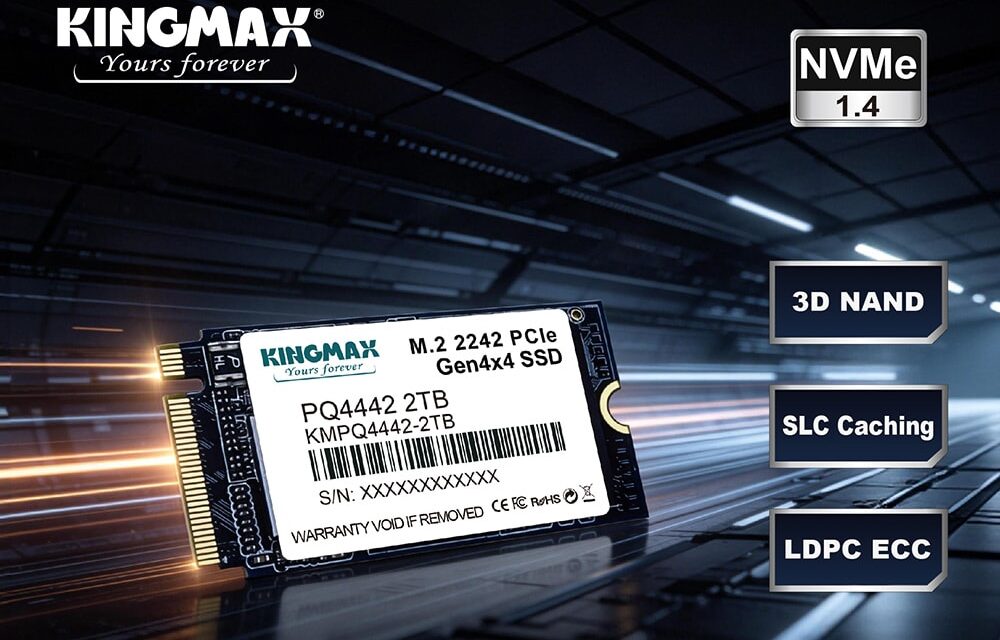 Kingmax PQ4442 Brings Fast Gen4 Speeds in a Compact SSD Design