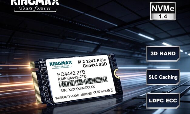 Kingmax PQ4442 Brings Fast Gen4 Speeds in a Compact SSD Design