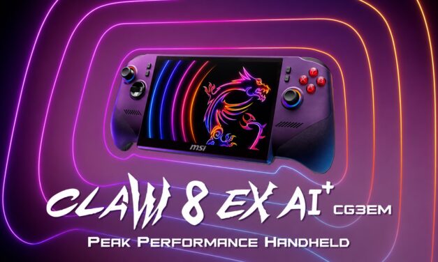 MSI launches powerful Claw 8 EX AI+ handheld with Intel Arc G3 graphics