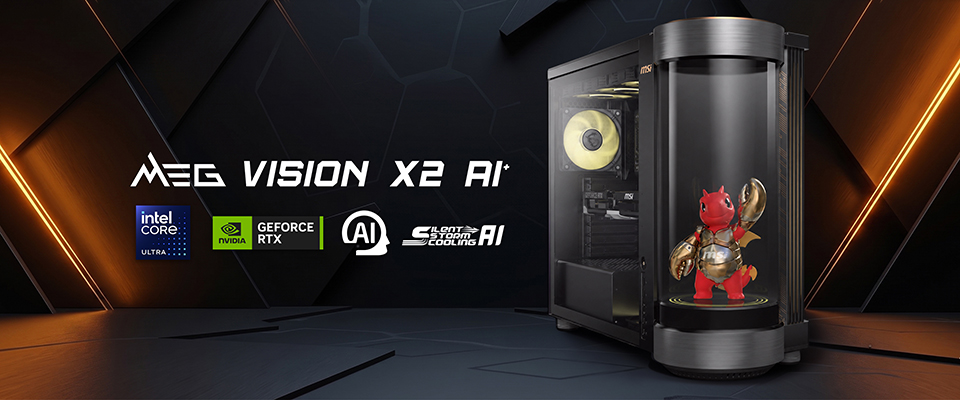 MSI unveils exciting MEG Vision X2 AI+ gaming desktop with built in AI companion
