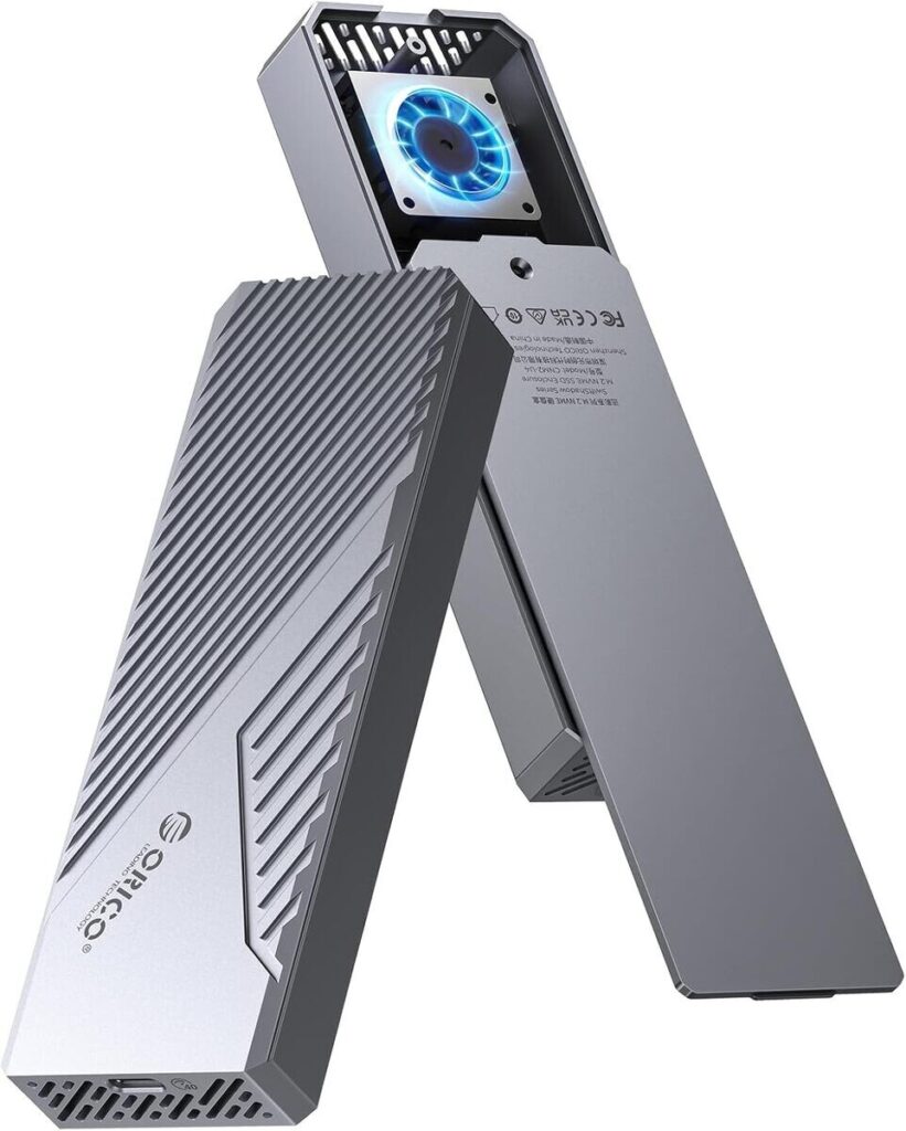 Orico CNM2-U4-GY USB4 SSD Enclosure Brings Fast 40 Gbps Storage Performance 3 Orico CNM2 U4 GY portable SSD enclosure 3