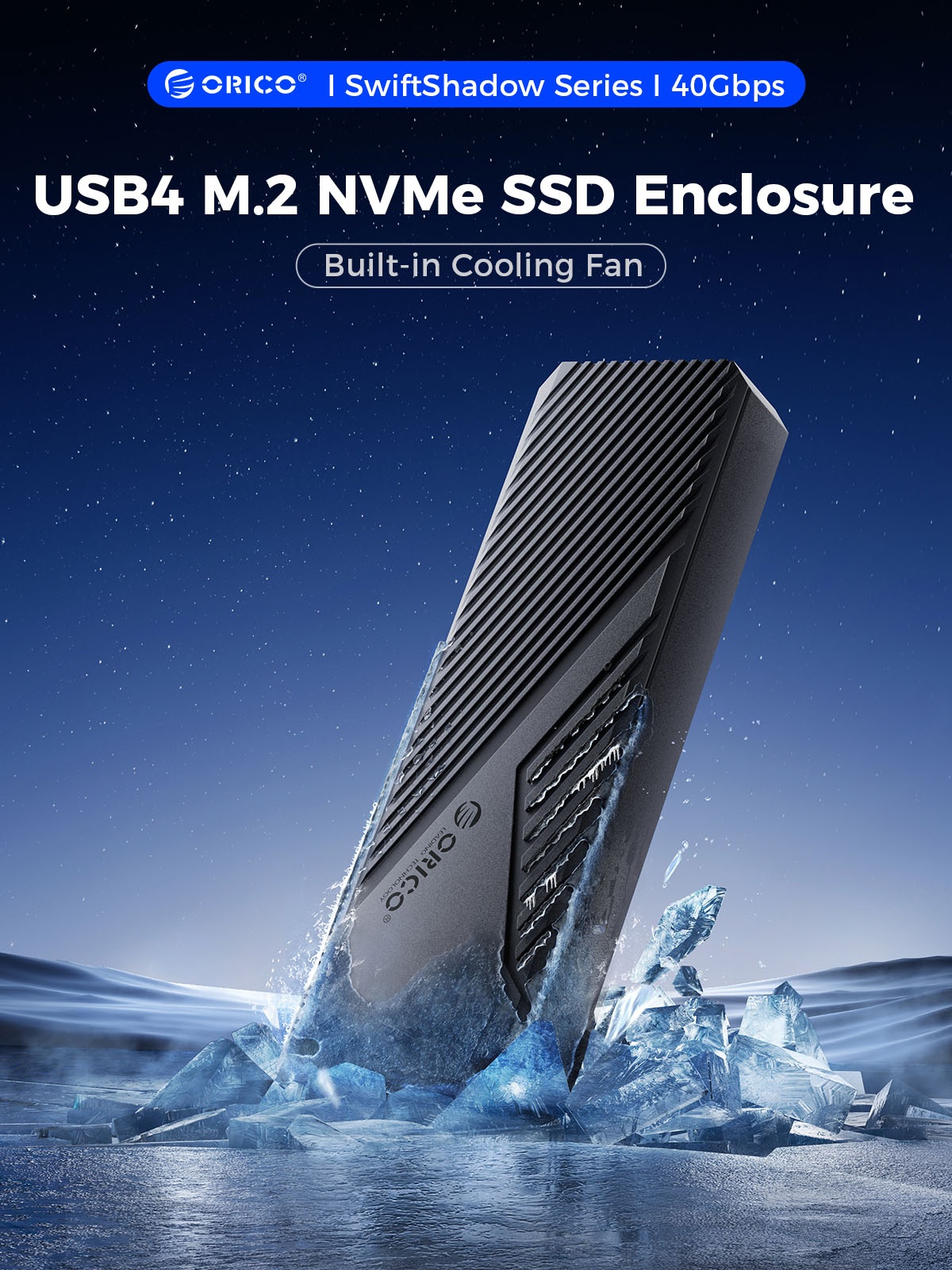 Orico CNM2-U4-GY USB4 SSD Enclosure Brings Fast 40 Gbps Storage Performance