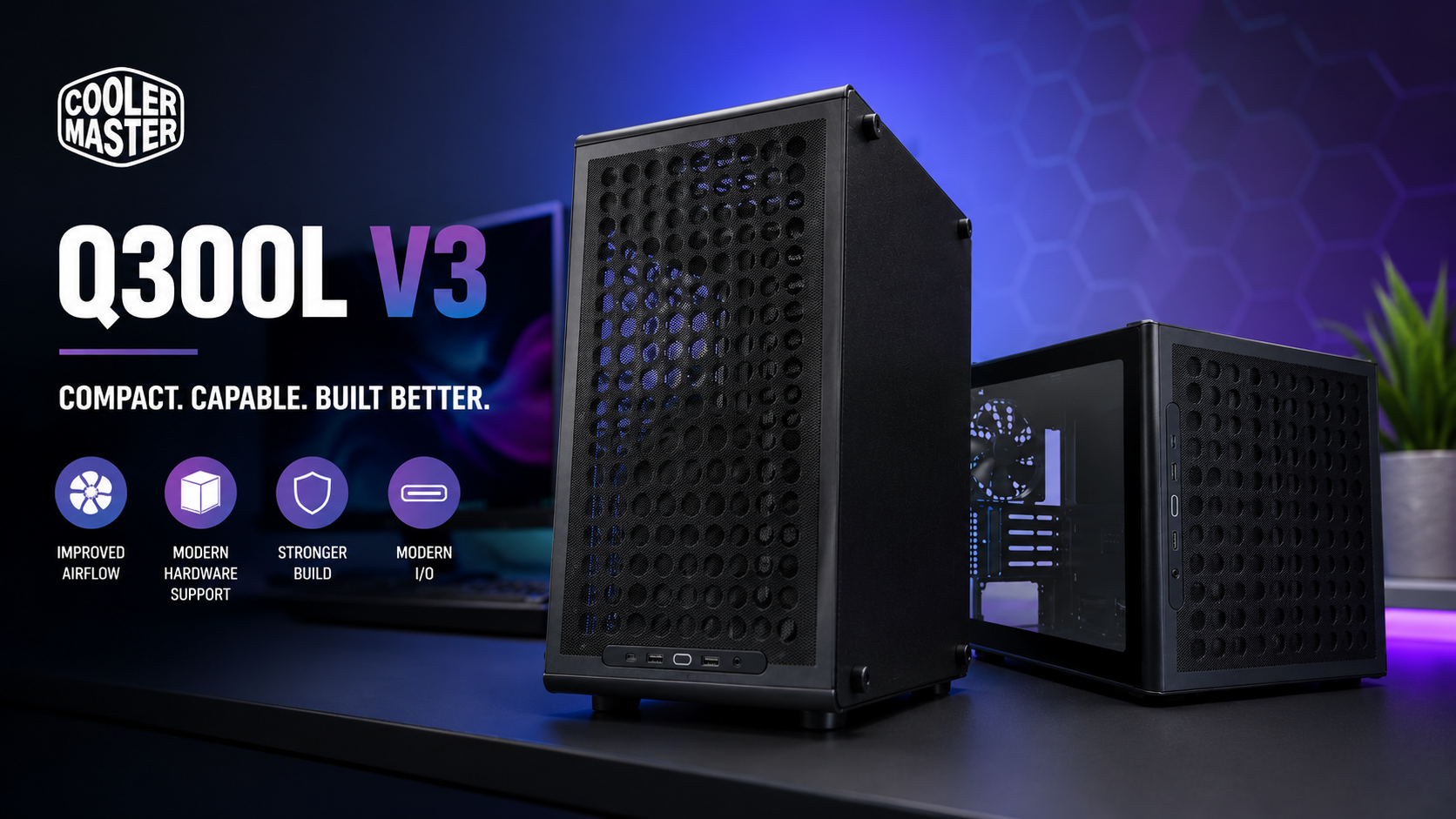 Cooler Master Brings Exciting Upgrades with  New Q300L V3 mATX Case