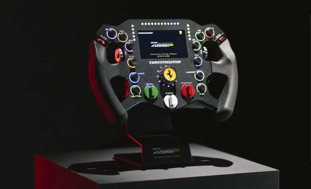 Thrustmaster Ferrari 499P Limited Edition Wheel Debuts With Premium Features 1 Thrustmaster Ferrari 499P Centenary Winner Edition 4