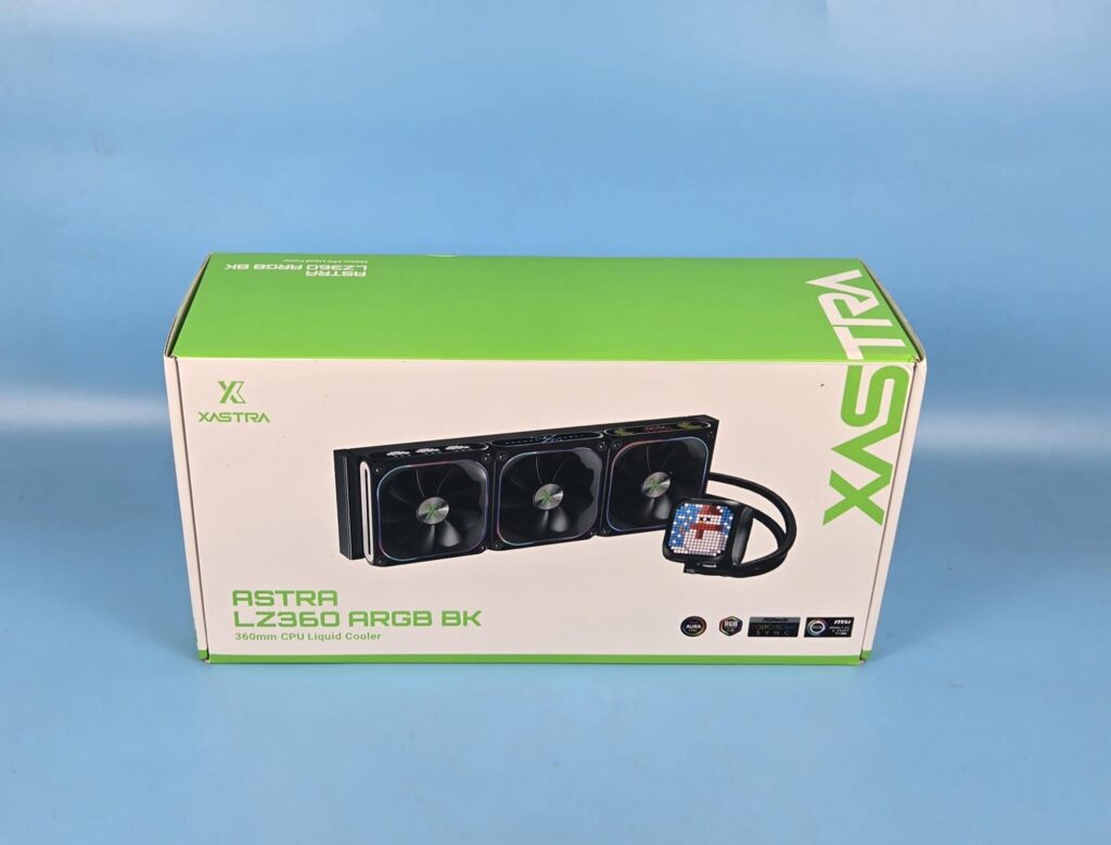 XASTRA Astra LZ360 ARGB Black Review: Nostalgic Pixel Display! 2 XASTRA Astra LZ360 ARGB Black Packing Box 1