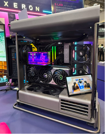 XERON Presents Flagship Cases and Innovative Cooling and PSUs at COMPUTEX 2026 4 XERON S Lab PC Case 2
