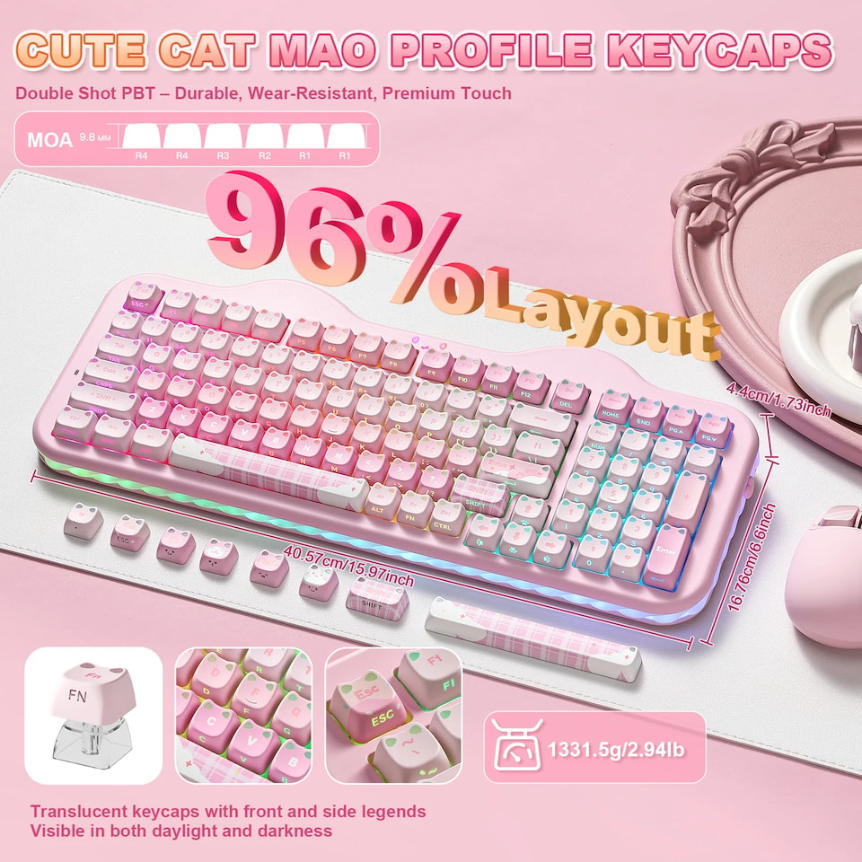 YUNZII C98 mechanical keyboard 10
