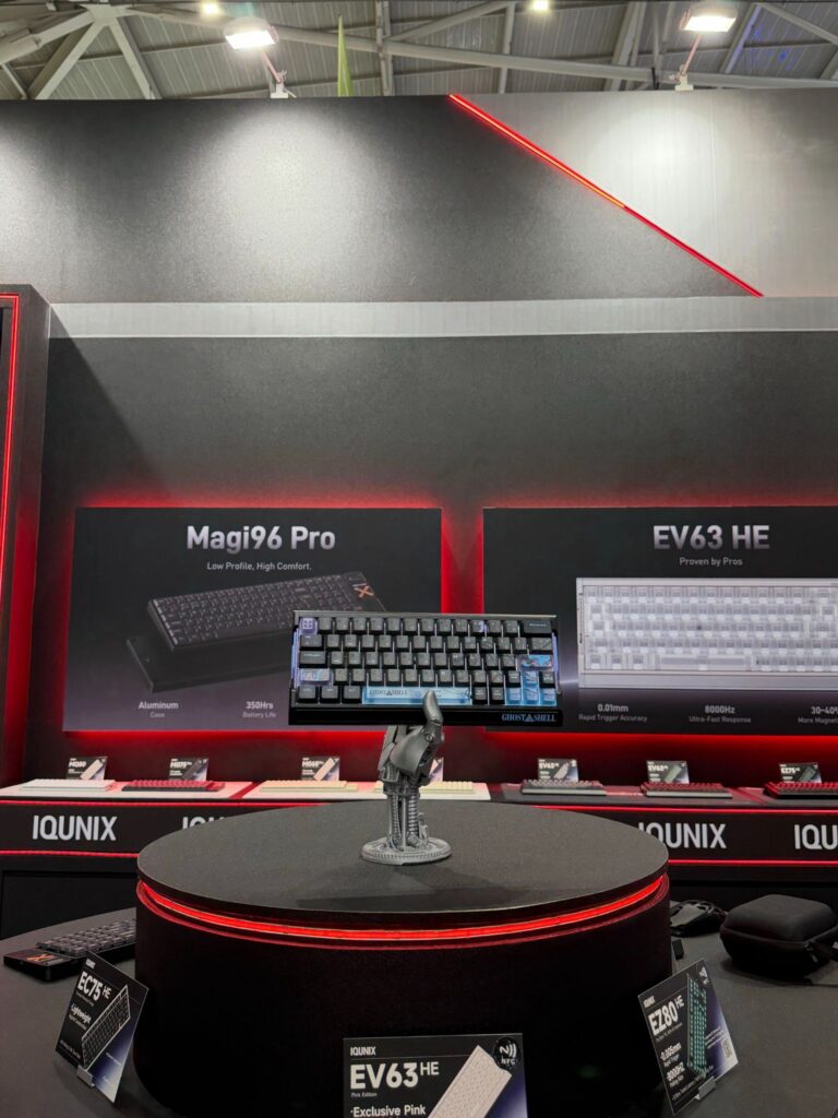 IQUNIX Dominates Computex Taipei 2026: Showcasing Next-Gen EC75 Hall Effect Keyboard and Launching the Official 'Ghost in the Shell' EV63 Edition 3 image 13