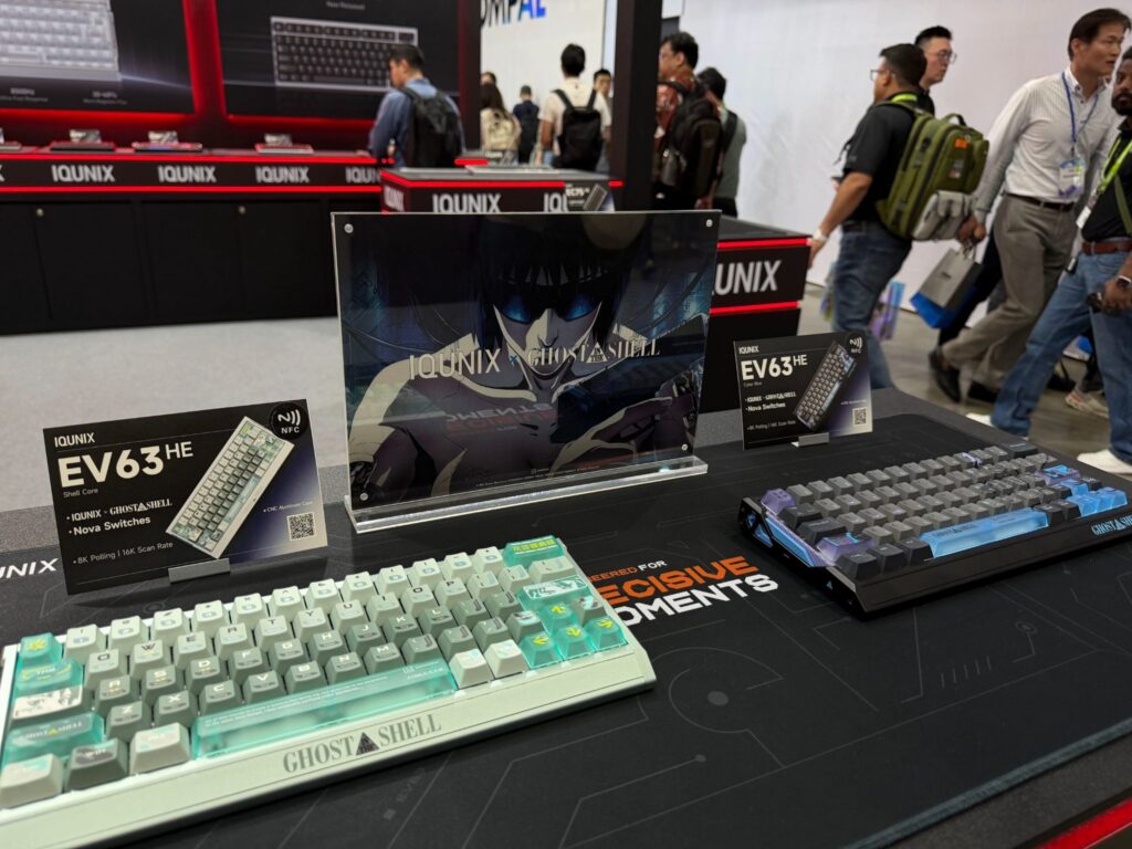 IQUNIX Dominates Computex Taipei 2026: Showcasing Next-Gen EC75 Hall Effect Keyboard and Launching the Official 'Ghost in the Shell' EV63 Edition 4 image 16